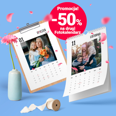 -50% na drugi Fotokalendarz