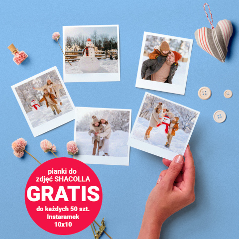 2 op. Shacolla gratis do 50szt odbitek 10x10